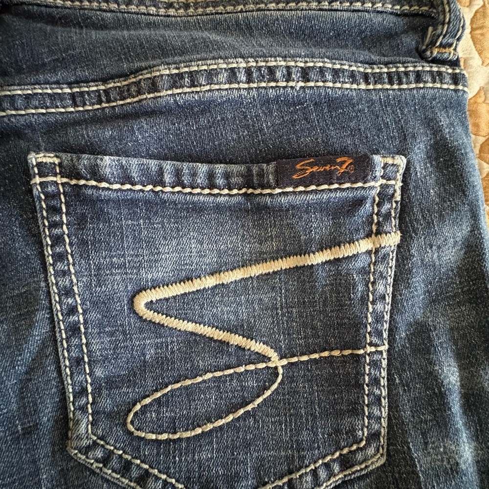 Women’s Seven Dark Blue Flared Jeans size 10
